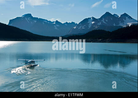 Luftaufnahmen über der westlichen Chilcotin Region British Columbia Kanada Stockfoto