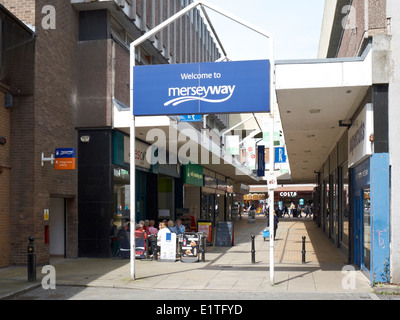 Merseyway Einkaufszentrum in Stockport Cheshire UK Stockfoto