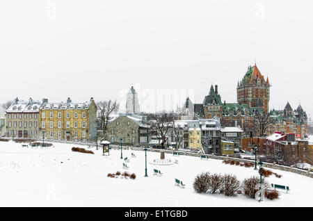 Fairmont Le Château Frontenac, alten Quebec, Kanada Stockfoto