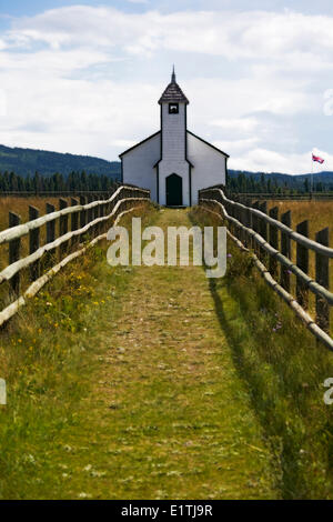 McDougall Memorial United Church in der Nähe von Morley, Alberta, Kanada. Stockfoto