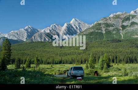 Elk Lake Provincial Park, Sparwood, BC, Kanada Stockfoto