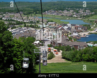 Blue Mountain Ski Resort in Collingwood, Ontario, Kanada Stockfoto