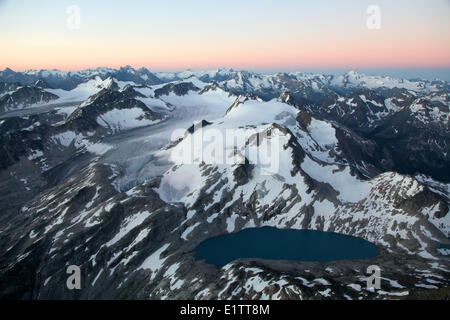 Thunderwater See, Mt Griffith, Catamount-Gletscher, Purcell Mountains, BC, Kanada Stockfoto