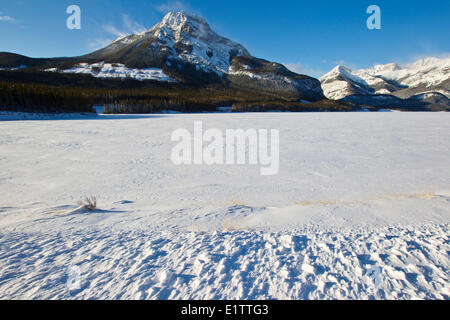 Baldy Berg, Stausee, Kananaskis Trail, Alberta, Kanada Stockfoto