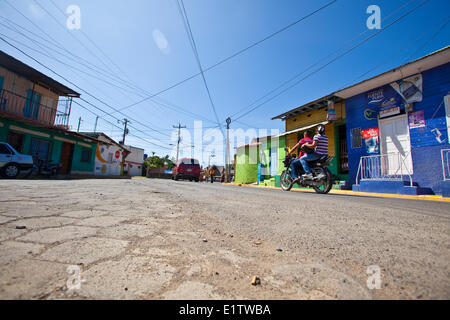 Straßen von San Juan del Sur, Nicaragua Stockfoto