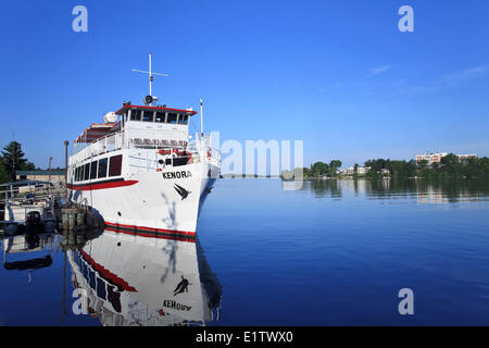 M.s. Kenora Ausflugsboot auf Lake Of The Woods, Kenora, Ontario, Kanada Stockfoto