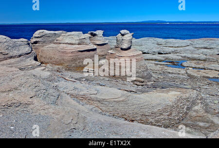 Mingan Archipel Nationalpark Reserve de Parc National de L'Archipel de Mingan Duplessis Northshore St Lawrence Cote Nord Stockfoto