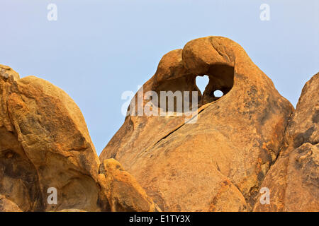 Felsformationen, Alabama Hills in der Nähe von Lone Pine, Kalifornien, USA Stockfoto