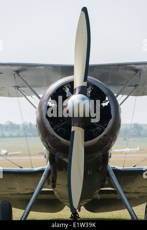 Jahrgang 1930 britischen Gloster Gladiator-Jagdflugzeug Stockfoto