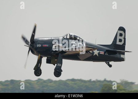 Grumman Bearcat, uns WW2 Marine Jagdflugzeug Stockfoto