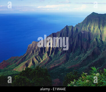 Kalalau Valley Lookout. Kauai, Hawaii Stockfoto