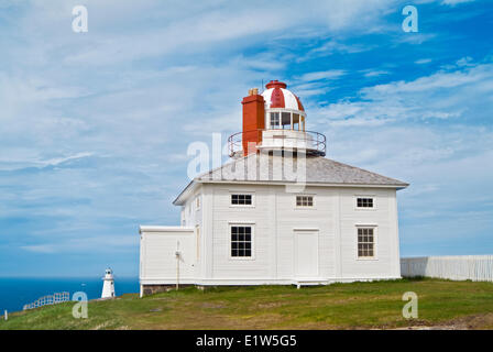 Leuchtturm am Cape Spear, Neufundland, Kanada, die meisten östlicher Punkt in Nordamerika Stockfoto