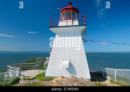 Leuchtturm am Cape Chignecto Bay zu erzürnen, New Brunswick, Kanada Stockfoto