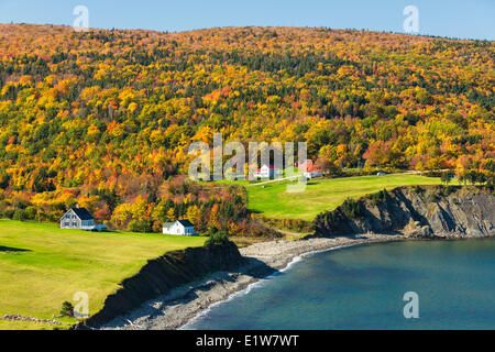 Küste, Capstick, Cape Breton Highlands, Nova Scotia, Kanada Stockfoto