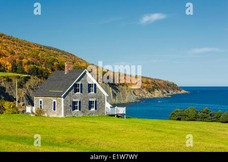 Küste, Capstick, Cape Breton Highlands, Nova Scotia, Kanada Stockfoto