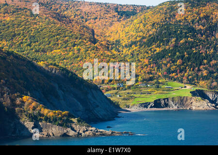 Fleisch Cove, Cape Breton Highlands, Nova Scotia, Kanada Stockfoto