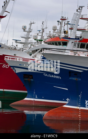 Trawler in Killybegs Hafen kommerzielle irischen Tiefsee Fischereiflotte Stockfoto