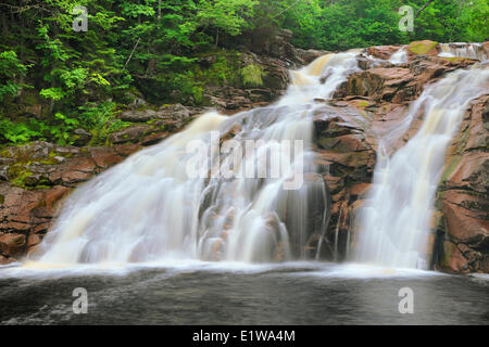 Mary Ann fällt, Cape Breton Highlands National Park, Nova Scotia, Kanada Stockfoto