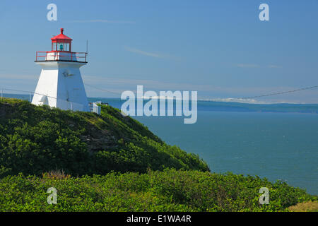 Leuchtturm am Cape Chignecto Bay zu erzürnen, New Brunswick, Kanada Stockfoto