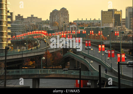 Cambie Street Bridge, Vancouver, Britisch-Kolumbien, Kanada Stockfoto