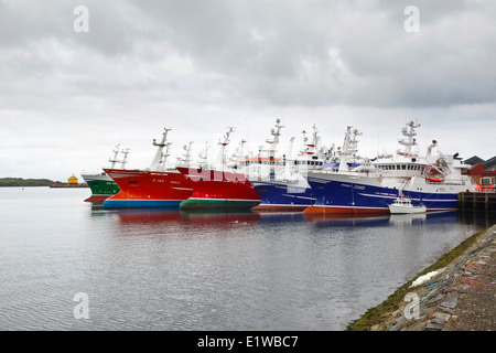 Trawler in Killybegs Hafen kommerzielle irischen Tiefsee Fischereiflotte Stockfoto