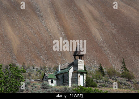 Pokhiest Kirche, erste Nationen, Thompson River Valley, British Columbia, Kanada Stockfoto