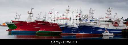 Trawler in Killybegs Hafen kommerzielle irischen Tiefsee Fischereiflotte Stockfoto