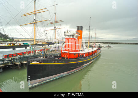 historische Schlepper "Hercules", maritime Museum, San Francisco, Kalifornien, USA Stockfoto