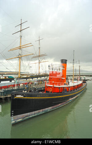 historische Schlepper "Hercules", maritime Museum, San Francisco, Kalifornien, USA Stockfoto