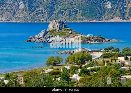 Griechenland, Dodekanes Insel Kos, Kefalos Bucht, Insel Kastri Stockfoto