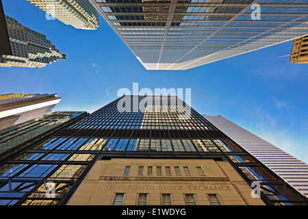 Toronto Börse andere Hochhäuser in Downtown Financial District Toronto-Dominion Centre Toronto Ontario Stockfoto