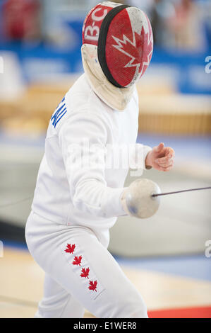 Vancouver-Grand-Prix Herren Degen 2013 im Richmond Olympic Oval. Richmond, Britisch-Kolumbien Kanada Fotograf Frank Pali Stockfoto