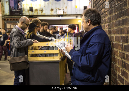 Record Store Day 2014, Rough Trade New York, Brooklyn Stockfoto