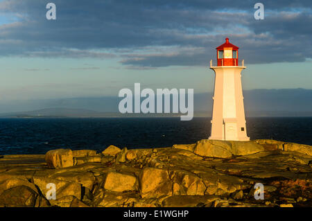 Leuchtturm, Peggys Cove, Nova Scotia, Kanada Stockfoto