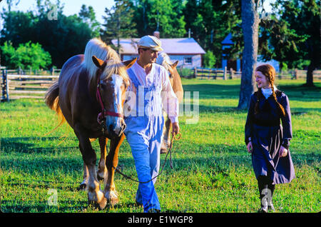 Anne of Green Gables, Orwell Ecke Historic Village, Prince Edward Island, Canada, Modell veröffentlicht Stockfoto