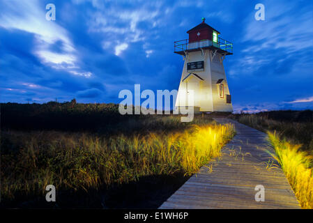 Covehead Leuchtturm, Prince Edward Island National Park, Prince-Edward-Insel, Kanada Stockfoto