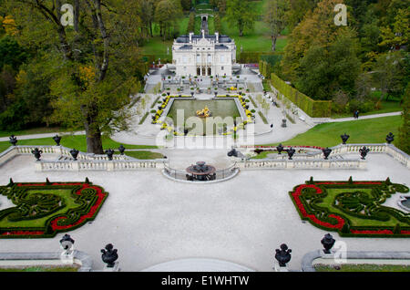 Linderhof Palace, in Deutschland, im Südwesten Bayerns in der Nähe von Ettal Abbey Stockfoto