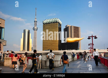 Einige der bekanntesten modernen Bauwerke Tokios, Tokyo, Japan Stockfoto