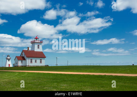 Holzmuseum Inseln Leuchtturm, Prince Edward Island, Canada Stockfoto