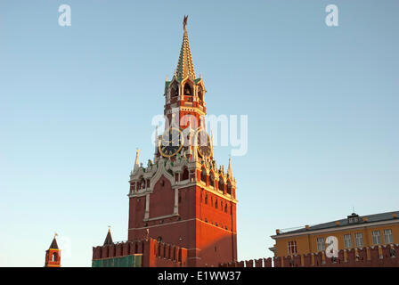 Spasskaja-Turm des Kreml in Moskau Stockfoto