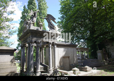 Kensal Green Cemetery in Harrow Road in West-London - UK Stockfoto