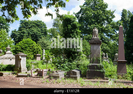 Kensal Green Cemetery in Harrow Road in West-London - UK Stockfoto