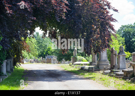 Kensal Green Cemetery in Harrow Road in West-London - UK Stockfoto