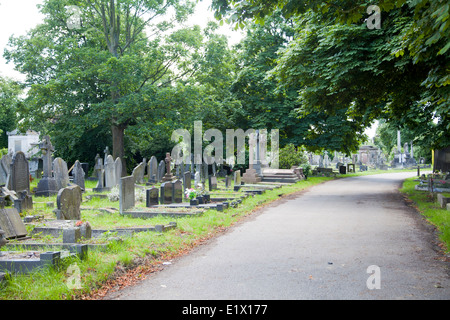 Kensal Green Cemetery in Harrow Road in West-London - UK Stockfoto