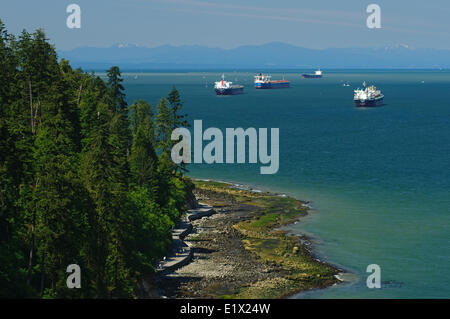 Stanley Park Seawall und English Bay. Vancouver, Britisch-Kolumbien. Kanada Stockfoto