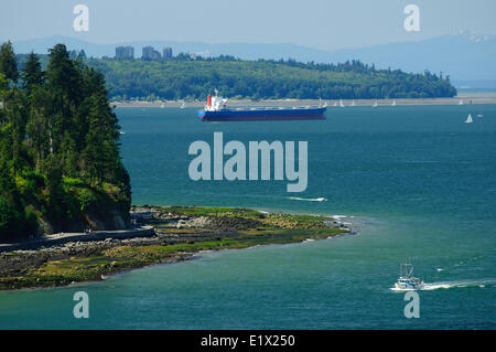 Stanley Park Seawall und English Bay. Vancouver, Britisch-Kolumbien. Kanada Stockfoto