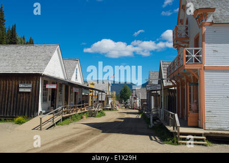 Historischen Goldrausch Townsite von Barkerville. Cariboo Region, Britisch-Kolumbien. Kanada Stockfoto