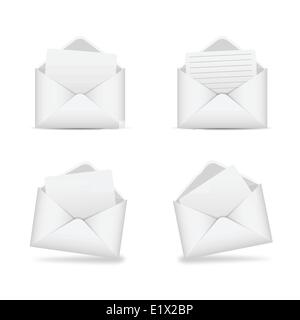 Satz von Umschlag Symbole Vektor eps10 Stock Vektor
