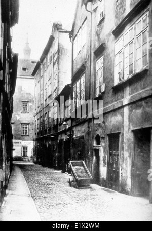 Jüdischen Viertel von Prag, ehemalige jüdische Ghetto der Altstadt. c. 1920. Austria-Hungary Stockfoto