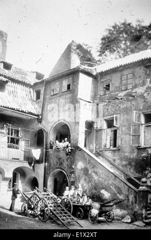 Jüdischen Viertel von Prag, ehemalige jüdische Ghetto der Altstadt. c. 1920. Austria-Hungary Stockfoto